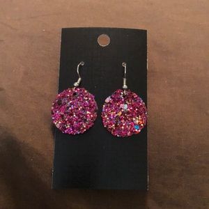 Faux Leather Earrings